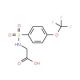 ({[4-(trifluoromethoxy)phenyl]sulfonyl}amino)acetic acid - chemical structure image