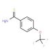 4-(Trifluoromethoxy)thiobenzamide (CAS 149169-34-6) - chemical structure image