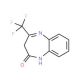4-(trifluoromethyl)-1,3-dihydro-2H-1,5-benzodiazepin-2-one (CAS 2070-87-3) - chemical structure image
