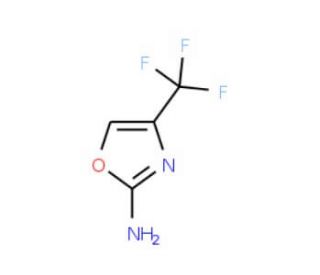 4-(Trifluoromethyl)-1,3-oxazol-2-amine (CAS 35629-71-1) - chemical structure image