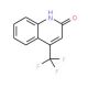 4-Trifluoromethyl-2(1H)-quinolinone (CAS 25199-84-2) - chemical structure image
