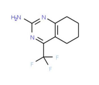 4-Trifluoromethyl-5,6,7,8-tetrahydroquinazolin-2-ylamine - chemical structure image