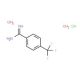 4-(Trifluoromethyl)benzamidine hydrochloride dihydrate (CAS 175278-62-3) - chemical structure image
