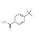 4-(Trifluoromethyl)benzenecarbothioamide (CAS 72505-21-6) - chemical structure image