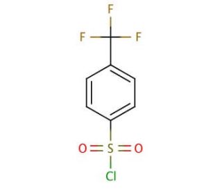 4-(Trifluoromethyl)benzenesulfonyl chloride (CAS 2991-42-6) - chemical structure image