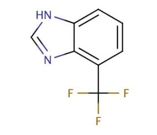 4-(Trifluoromethyl)benzimidazole (CAS 392-11-0) - chemical structure image