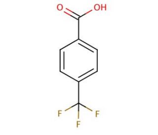 4-(Trifluoromethyl)benzoic acid (CAS 455-24-3) - chemical structure image