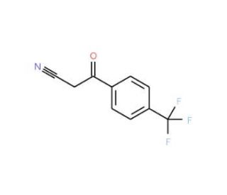 4-(Trifluoromethyl)benzoylacetonitrile (CAS 71682-94-5) - chemical structure image