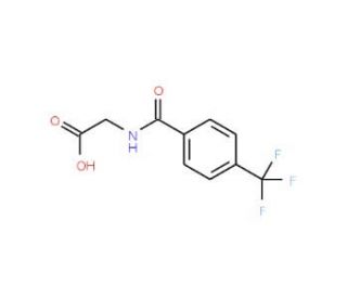 {[4-(trifluoromethyl)benzoyl]amino}acetic acid (CAS 89035-91-6) - chemical structure image