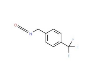 4-(Trifluoromethyl)benzyl isocyanate (CAS 102422-55-9) - chemical structure image