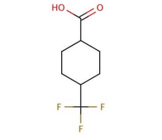 4-(Trifluoromethyl)cyclohexanecarboxylic acid, mixture of cis and trans (CAS 95233-30-0) - chemical structure image