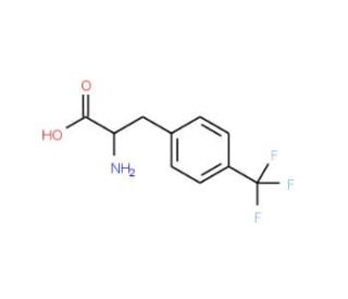 4-(Trifluoromethyl)-DL-phenylalanine (CAS 14091-16-8) - chemical structure image