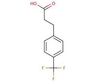 4-(Trifluoromethyl)hydrocinnamic acid (CAS 53473-36-2) - chemical structure image