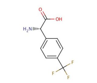 4-(Trifluoromethyl)-L-phenylglycine (CAS 144789-75-3) - chemical structure image