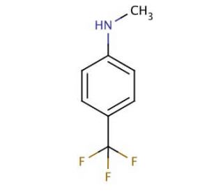 4-Trifluoromethyl-N-methylaniline (CAS 22864-65-9) - chemical structure image