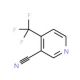 4-(Trifluoromethyl)nicotinonitrile (CAS 13600-43-6) - chemical structure image