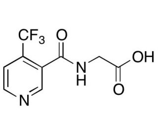4-(Trifluoromethyl)nicotinoyl Glycine - chemical structure image