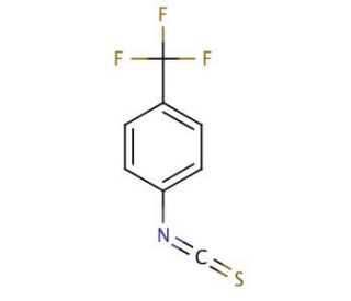 4-(Trifluoromethyl)phenyl isothiocyanate (CAS 1645-65-4) - chemical structure image
