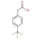4-(Trifluoromethyl)phenylacetic acid (CAS 32857-62-8) - chemical structure image