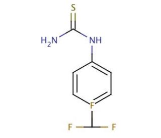 [4-(Trifluoromethyl)phenyl]thiourea (CAS 1736-72-7) - chemical structure image