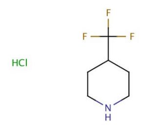 4-(Trifluoromethyl)piperidine hydrochloride (CAS 155849-49-3) - chemical structure image