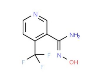 4-(Trifluoromethyl)pyridine-3-amidoxime (CAS 175204-85-0) - chemical structure image
