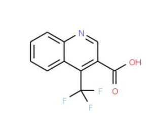 4-(trifluoromethyl)quinoline-3-carboxylic acid (CAS 155495-82-2) - chemical structure image