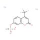 4-(Trifluoromethyl)umbelliferyl phosphate disodium salt (CAS 352525-17-8) - chemical structure image