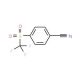 4-(Trifluoromethylsulphonyl)benzonitrile (CAS 312-21-0) - chemical structure image