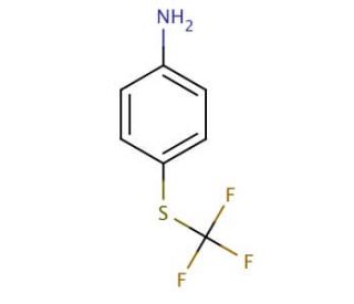 4-(Trifluoromethylthio)aniline (CAS 372-16-7) - chemical structure image