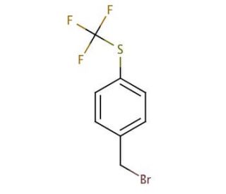 4-(Trifluoromethylthio)benzyl bromide (CAS 21101-63-3) - chemical structure image