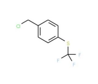 4-(Trifluoromethylthio)benzyl chloride (CAS 74483-45-7) - chemical structure image