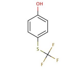 4-(Trifluoromethylthio)phenol (CAS 461-84-7) - chemical structure image
