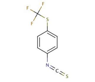 4-(Trifluoromethylthio)phenyl isothiocyanate (CAS 189281-95-6) - chemical structure image