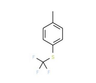 4-(Trifluoromethylthio)toluene (CAS 352-68-1) - chemical structure image
