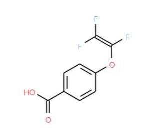 4-(Trifluorovinyloxy)benzoic acid (CAS 134151-66-9) - chemical structure image