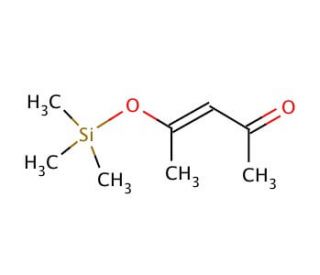 4-(Trimethylsiloxy)-3-penten-2-one (CAS 13257-81-3) - chemical structure image