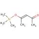 4-(Trimethylsiloxy)-3-penten-2-one (CAS 13257-81-3) - chemical structure image