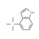 4-(Trimethylsilyl)-1H-indole (CAS 82645-11-2) - chemical structure image