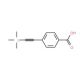 4-[(Trimethylsilyl)ethynyl]benzoic acid (CAS 16116-80-6) - chemical structure image