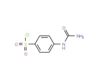 4-Ureido-benzenesulfonyl chloride (CAS 40685-78-7) - chemical structure image