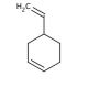 4-Vinyl-1-cyclohexene (CAS 100-40-3) - chemical structure image