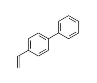 4-Vinylbiphenyl (CAS 2350-89-2) - chemical structure image