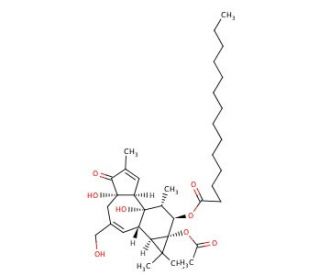 4&alpha;-Phorbol 12-myristate 13-acetate (CAS 63597-44-4) - chemical structure image