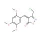 (4E)-3-(Chloromethyl)-4-(2,4,5-trimethoxy-benzylidene)isoxazol-5(4H)-one - chemical structure image
