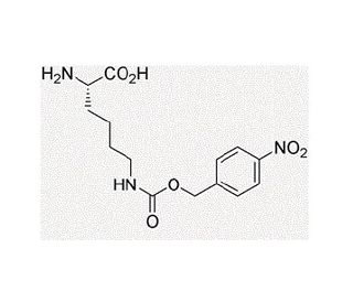 4&epsilon;-Nitro-Z-L-lysine (CAS 3557-90-2) - chemical structure image