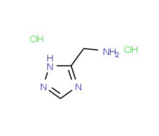 4H-1,2,4-triazol-3-ylmethanamine dihydrochloride - chemical structure image