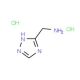 4H-1,2,4-triazol-3-ylmethanamine dihydrochloride - chemical structure image