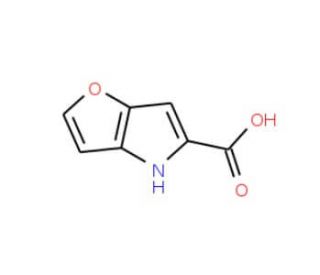 4H-Furo[3,2-b]pyrrole-5-carboxylic acid (CAS 67268-37-5) - chemical structure image