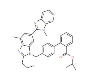 4&prime;-[[1,4&prime;-Dimethyl-2&prime;-propyl(2,6&prime;-bi-1H-benzimidazol)-1&prime;-yl]-methyl]-1,1&prime;-biphenyl-2-carboxylic acid 1,1-dimethylethyl ester